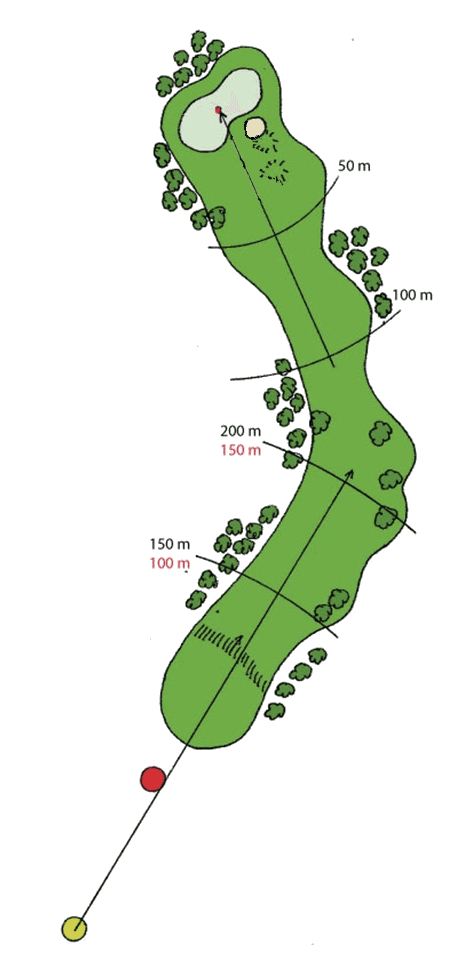 Hullkart hull 8 Hågensenfaret